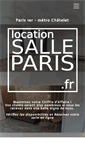 Mobile Screenshot of locationsalleparis.fr