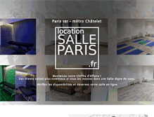 Tablet Screenshot of locationsalleparis.fr